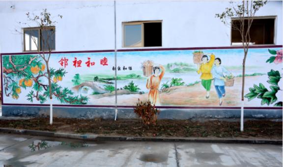 青神乡镇文化墙 乡风文明焕发新活力