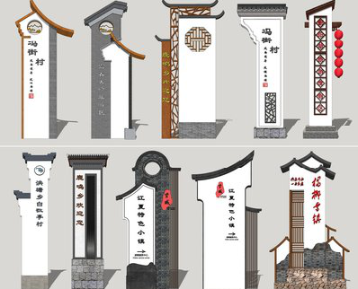 青神美丽乡村标识标牌有哪些分类？